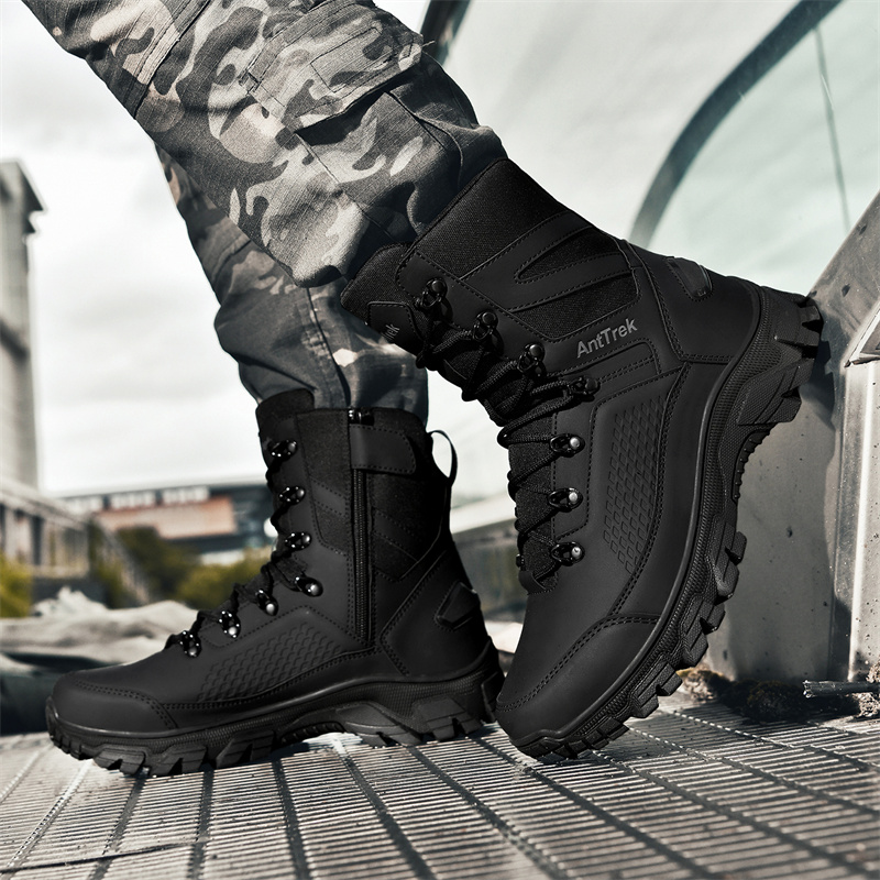 Guipure Lace Panel - 2025 nouvelles bottes tactiques hommes bottes
