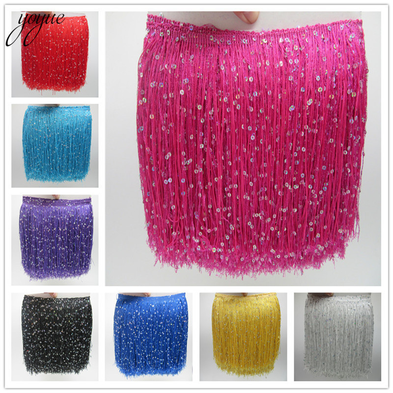 Beaded Trim Fringe - YOYUE-Ruban de garniture en dentelle à