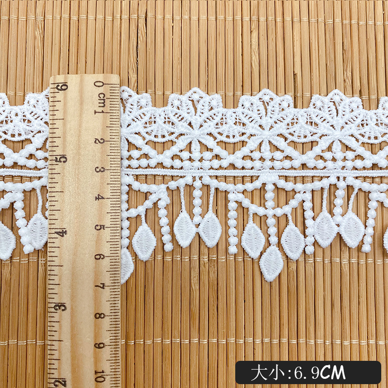 Tissu en dentelle à pampilles  - Lace Ribbon Trim avis et prix