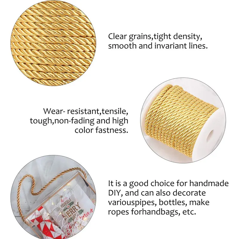 Corde torsadée de 5mm 100yards - Cord Trim Twisted avis et prix