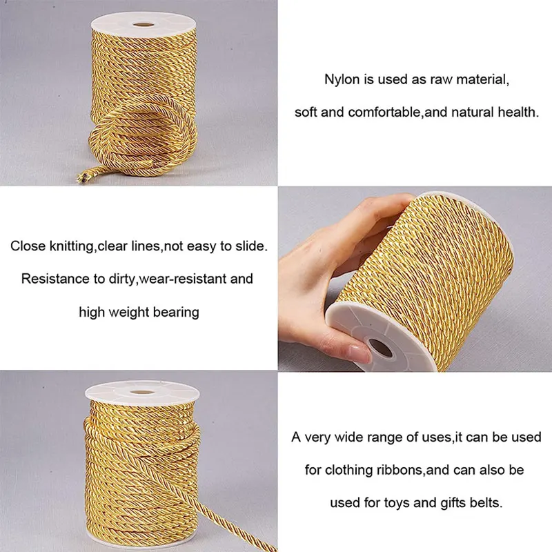 Corde torsadée de 5mm 100yards - Cord Trim Twisted avis et prix