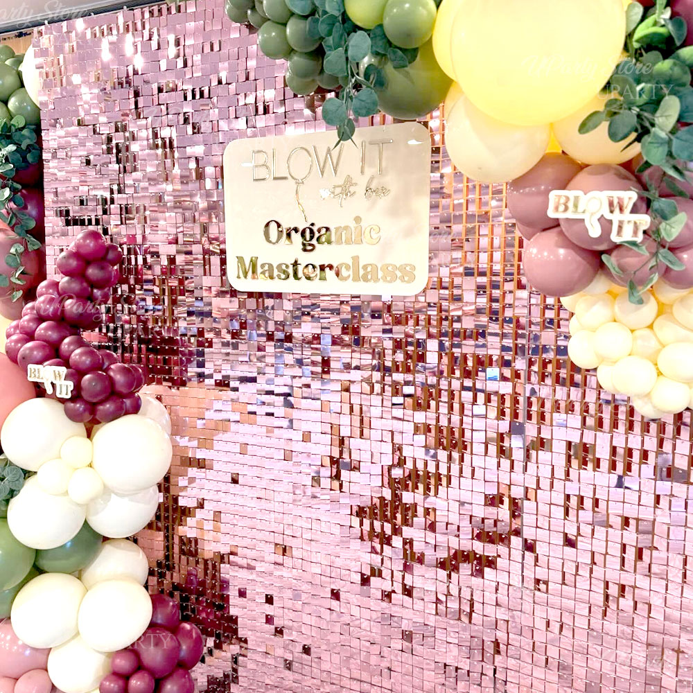 Panneaux d'arrière-plan muraux - Sequin Fabric Panel avis et prix