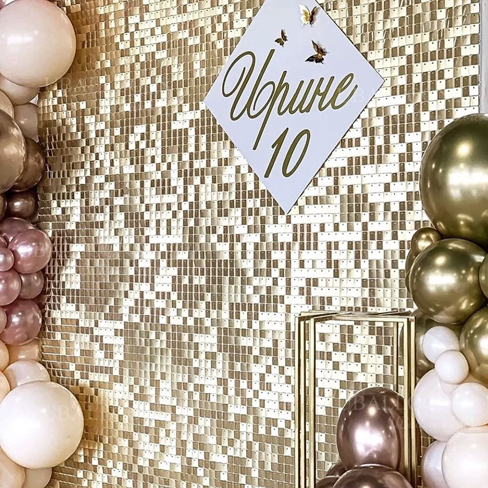 Panneaux de fond scintillants  - Sequin Fabric Panel avis et prix