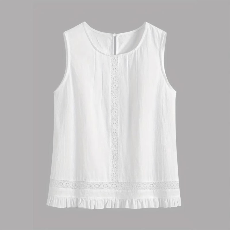 Nouvel ensemble 2 pièces d'été - Elastic Lace Trim avis et prix