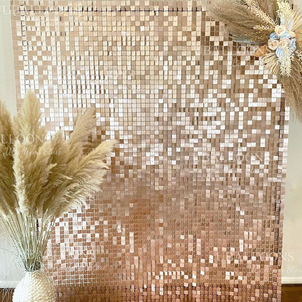 Panneaux de paillettes dorées  - Sequin Fabric Panel avis et prix