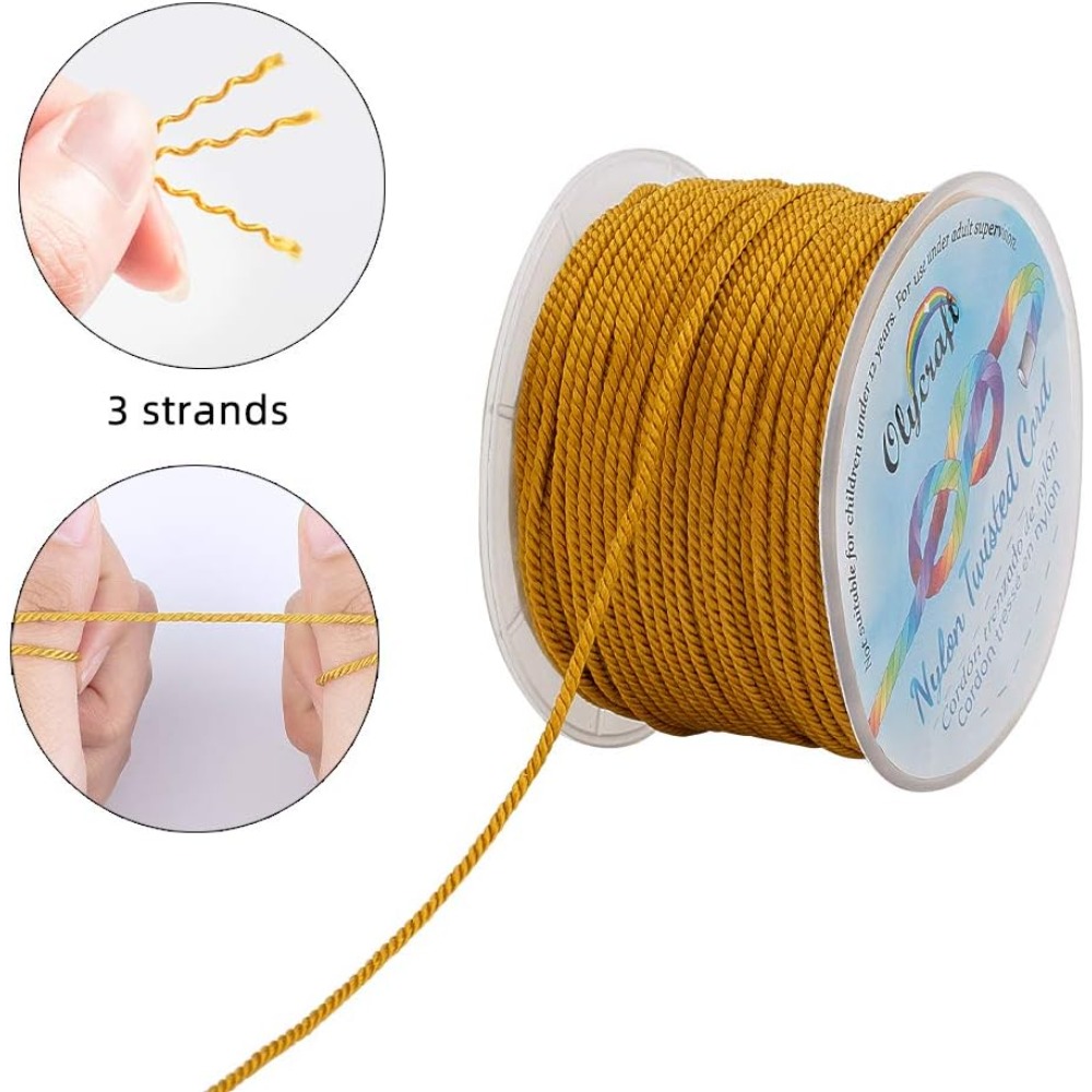 Cordon en Nylon satiné torsadé - Cord Trim Twisted avis et prix