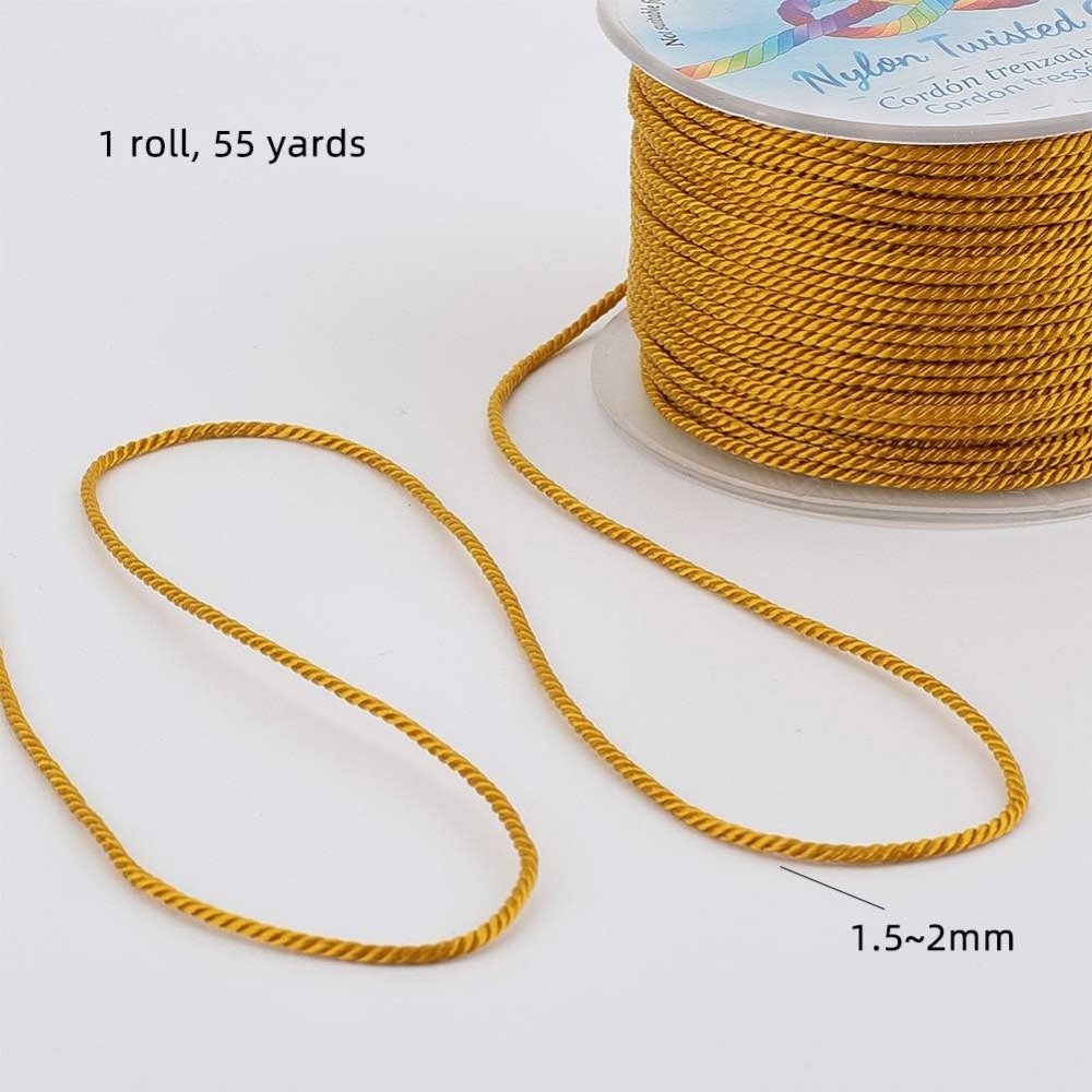 Cordon en Nylon satiné torsadé - Cord Trim Twisted avis et prix
