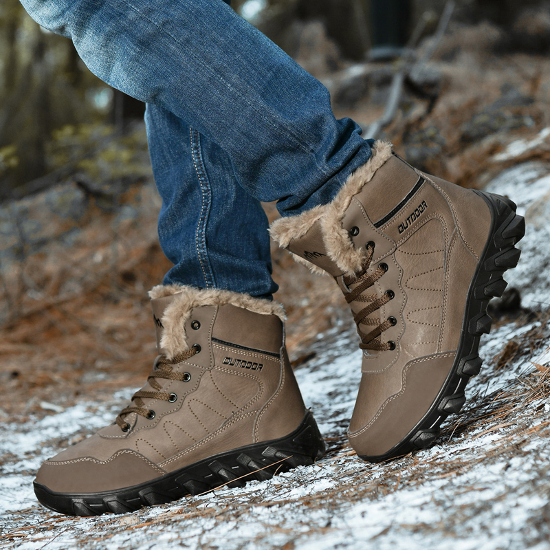 Bottes d'hiver pour hommes, ba - Guipure Lace Panel avis et prix