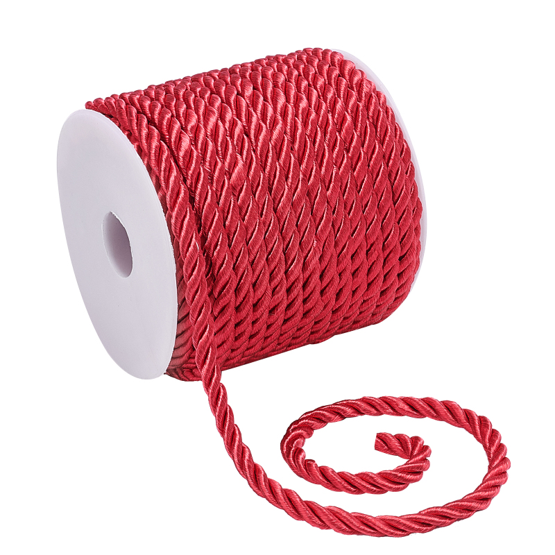 Corde de soie rouge de 19.6 ya - Cord Trim Twisted avis et prix