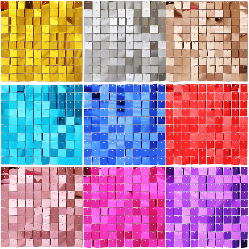Panneaux muraux scintillants d - Sequin Fabric Panel avis et prix