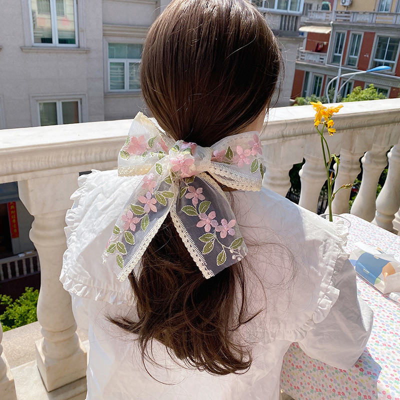 Ruban de fleurs brodé en dente - Lace Ribbon Trim avis et prix