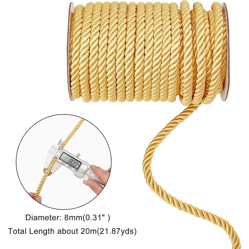 1 Rouleau de Corde Décorative  - Cord Trim Twisted avis et prix