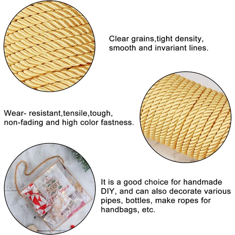 1 Rouleau de Corde Décorative  - Cord Trim Twisted avis et prix