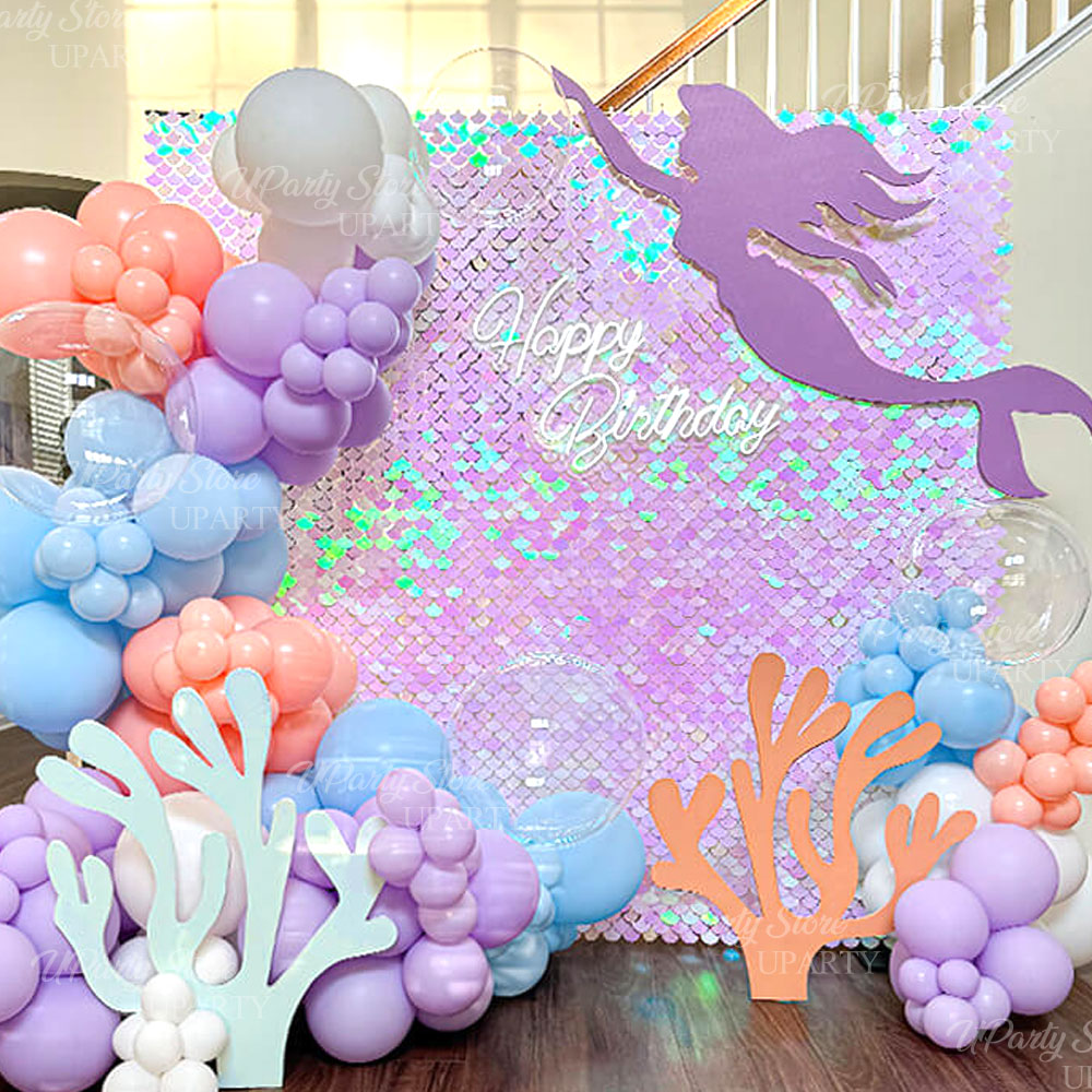 12 panneaux muraux en paillett - Sequin Fabric Panel avis et prix