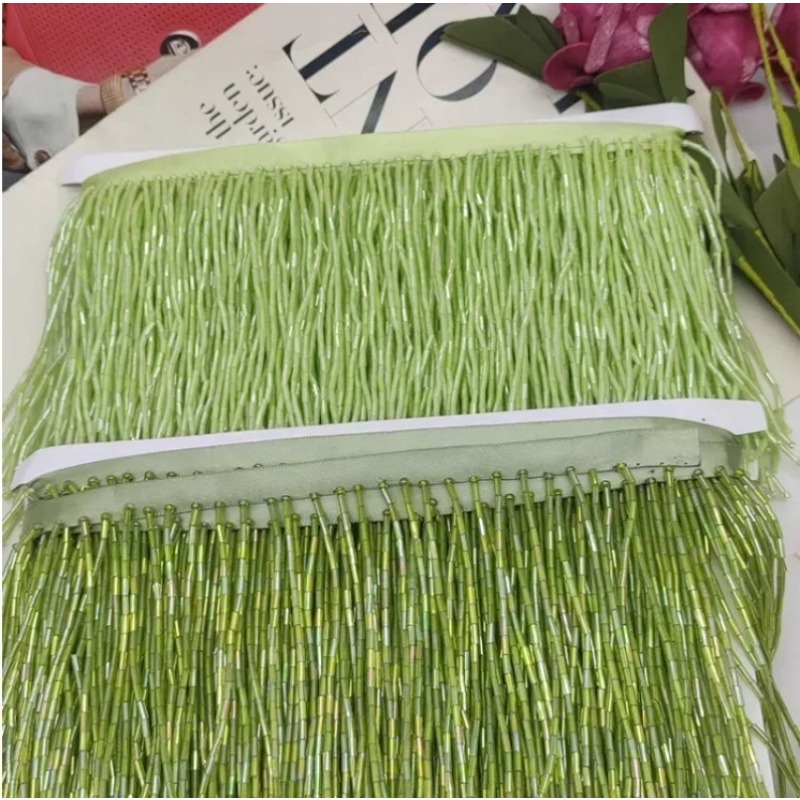 Accessoires de robe en dentell - Beaded Trim Fringe avis et prix