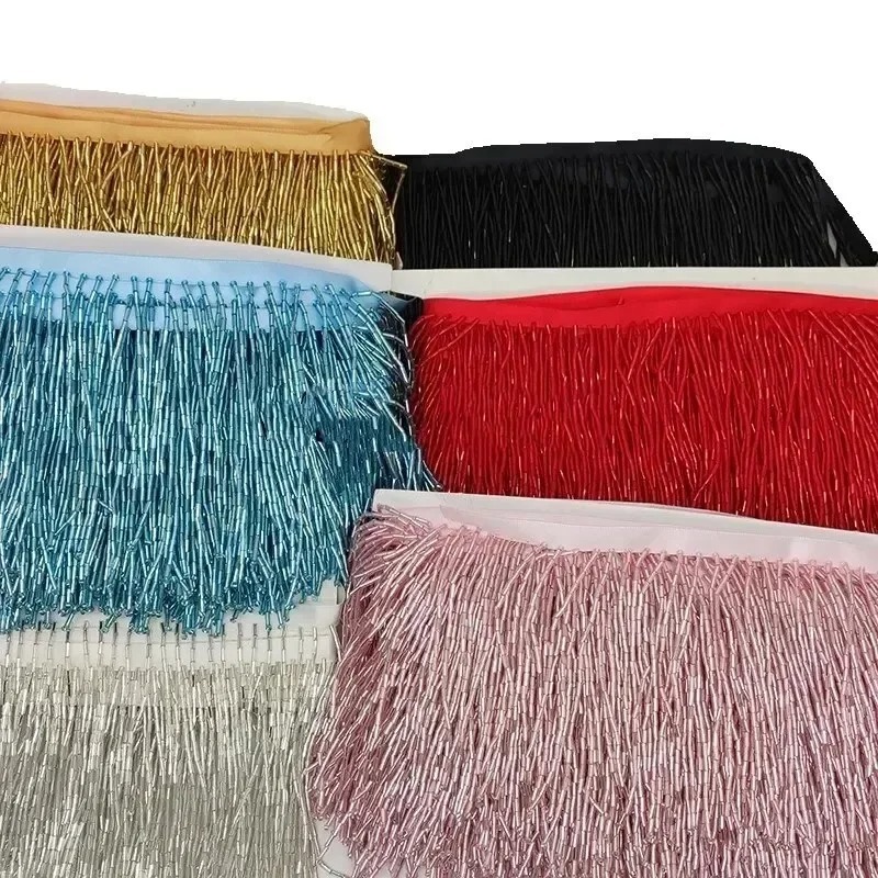 Accessoires de robe en dentell - Beaded Trim Fringe avis et prix